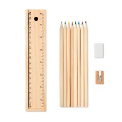 Set de 12 crayons en bois