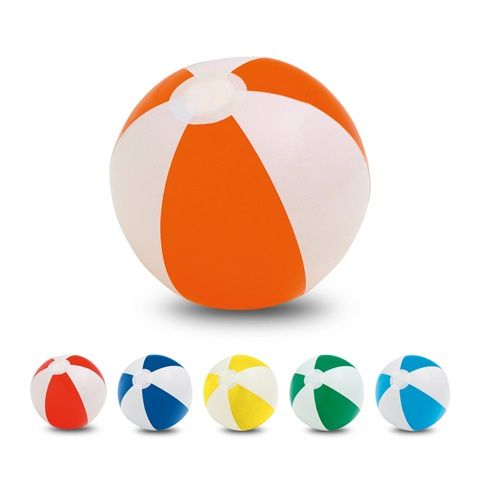 LEMON TREE SL Balle de Plage Gonflable Design Orange Taille 46 cm Ballon de Piscine ou de Plage 